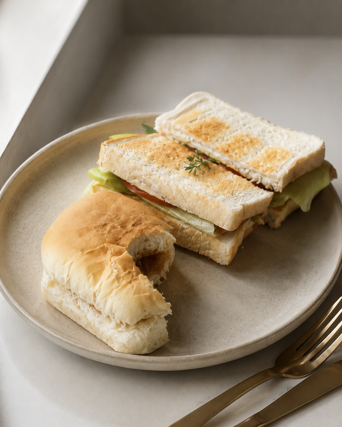 Coffee and toastie